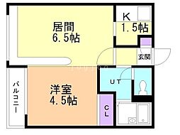 間取図画像 1DK