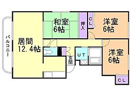 間取図画像 3LDK
