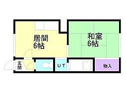 間取図画像 1DK