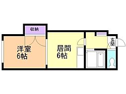 間取図画像 1DK