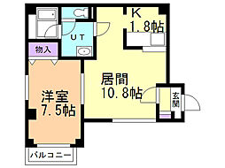 間取図画像 1LDK