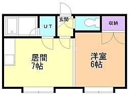 間取図画像 1LDK
