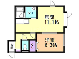 間取図画像 1LDK