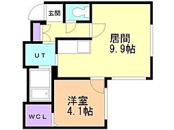 間取図画像 1LDK