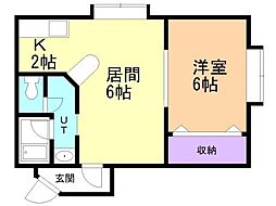 間取図画像 1LDK