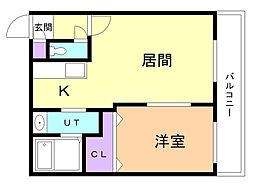 間取図画像 1LDK