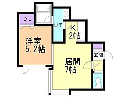 間取図画像 1LDK