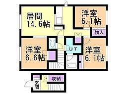 間取図画像 3LDK