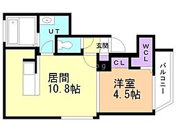 間取図画像 1LDK