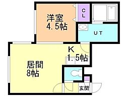 間取図画像 1LDK