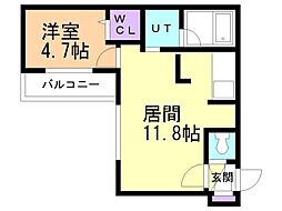 間取図画像 1LDK
