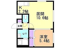 間取図画像 1LDK