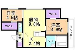 物件の間取り