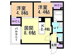 物件の間取り