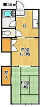 第2鈴春コーポ 204 ｜ 千葉県船橋市日の出1丁目11-3（賃貸アパート2K・2階・32.40㎡） その2