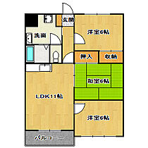 フィールドマンション 201 ｜ 千葉県船橋市夏見台3丁目1-10（賃貸マンション3LDK・2階・58.00㎡） その2