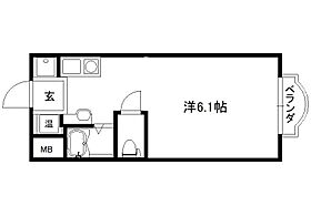 鞍馬口アイビーハウス 110 ｜ 京都府京都市北区新御霊口町（賃貸マンション1R・1階・19.65㎡） その2