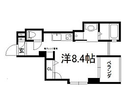 MILLE LIBRORUM 702 ｜ 京都府京都市上京区西中筋町（賃貸マンション1R・7階・21.39㎡） その2