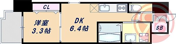 大阪府大阪市東住吉区鷹合2丁目(賃貸マンション1DK・5階・26.67㎡)の写真 その2