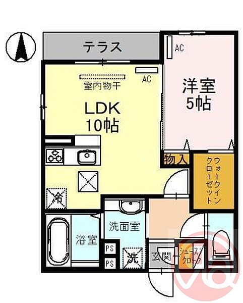 大阪府大阪市東住吉区照ケ丘矢田1丁目(賃貸アパート1LDK・2階・40.30㎡)の写真 その2