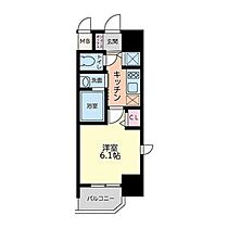 大阪府大阪市中央区南久宝寺町2丁目（賃貸マンション1K・4階・22.87㎡） その2