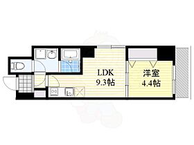 福岡県福岡市中央区舞鶴３丁目（賃貸マンション1LDK・13階・34.46㎡） その2