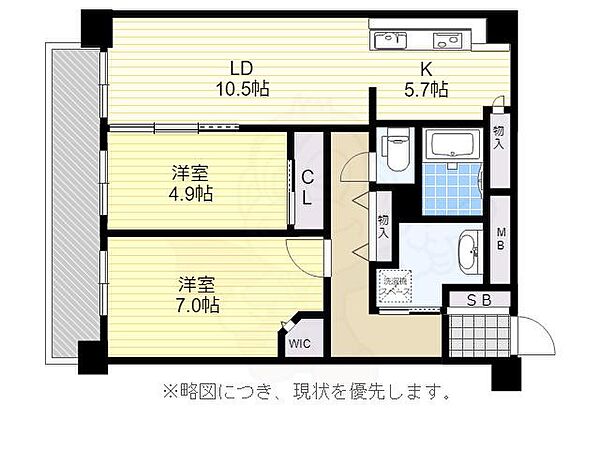 ウェルブライト博多ステーション ｜福岡県福岡市博多区博多駅前３丁目(賃貸マンション2LDK・12階・71.25㎡)の写真 その2