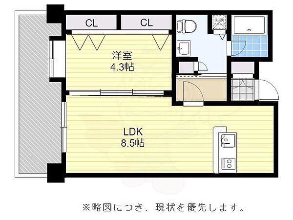 リアンシエルブルー東比恵 405｜福岡県福岡市博多区上牟田１丁目(賃貸マンション1LDK・4階・40.15㎡)の写真 その2