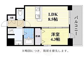 フロッソ ダリア博多駅前  ｜ 福岡県福岡市博多区博多駅前４丁目（賃貸マンション1LDK・6階・34.89㎡） その2