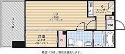 グランフォーレプライム大手門 1LDKの間取図画像