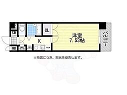 フリースペース57 1Kの間取図画像
