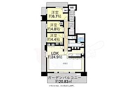 フォレストプレイス香椎照葉ザ・テラス03 2階/-