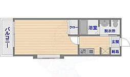 サンロージュ箱崎駅前 1Kの間取図画像