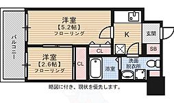 グランフォーレ呉服町 2Kの間取図画像