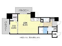 ノア吉塚 1LDKの間取図画像