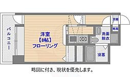 エステート・モア赤坂 1Kの間取図画像