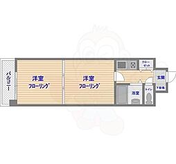 セピア西公園 1DKの間取図画像