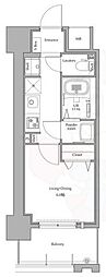 ネストピア博多グランドステージ3 1Kの間取図画像