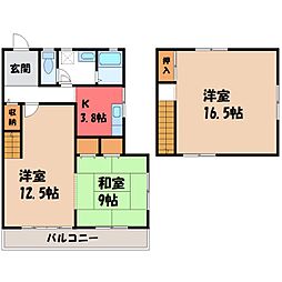 JR東北本線 宇都宮駅 バス19分 クボタ前下車 徒歩8分 1階/-