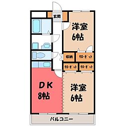 JR東北本線 宇都宮駅 バス10分 今泉8丁目下車 徒歩1分 1階/-