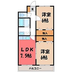 新鹿沼駅 5.3万円