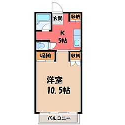 鹿沼駅 3.3万円