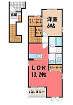 カーサ・ヒルズ  ｜ 栃木県真岡市大谷本町（賃貸アパート1LDK・2階・51.13㎡） その2