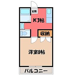 🉐敷金礼金0円！🉐東北本線 宇都宮駅 バス15分 平松本町…