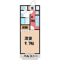 栃木県さくら市きぬの里3丁目（賃貸アパート1K・1階・29.75㎡） その2