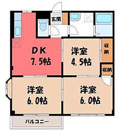 🉐敷金礼金0円！🉐東北本線 宇都宮駅 バス20分 平松神社…