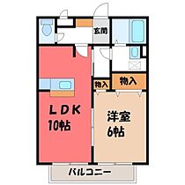 栃木県宇都宮市下栗町（賃貸アパート1LDK・1階・40.92㎡） その2