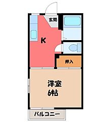 JR東北本線 宇都宮駅 バス12分 峰小前下車 徒歩9分 2階/-