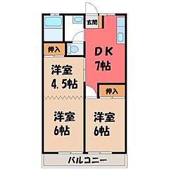 物件の間取り