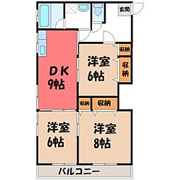 真岡鐵道 真岡駅 徒歩36分 2階/-